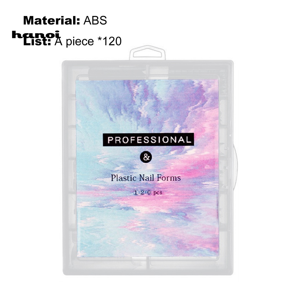 Set 120 Móng Tay Nối Dài Trong Suốt Nhanh Chóng
