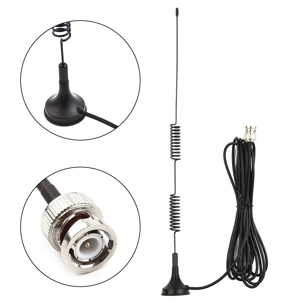 Ăng Ten Thu Sóng Radio Di Động BNC 25MHz - 1200MHz