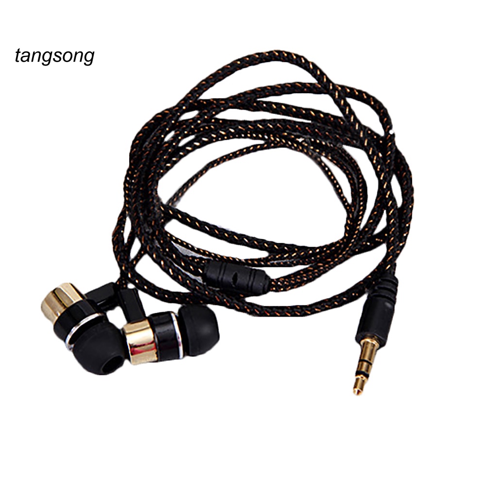 Tai Nghe Nhét Tai Âm Thanh Siêu Trầm Có Dây Cho Điện Thoại Máy Tính