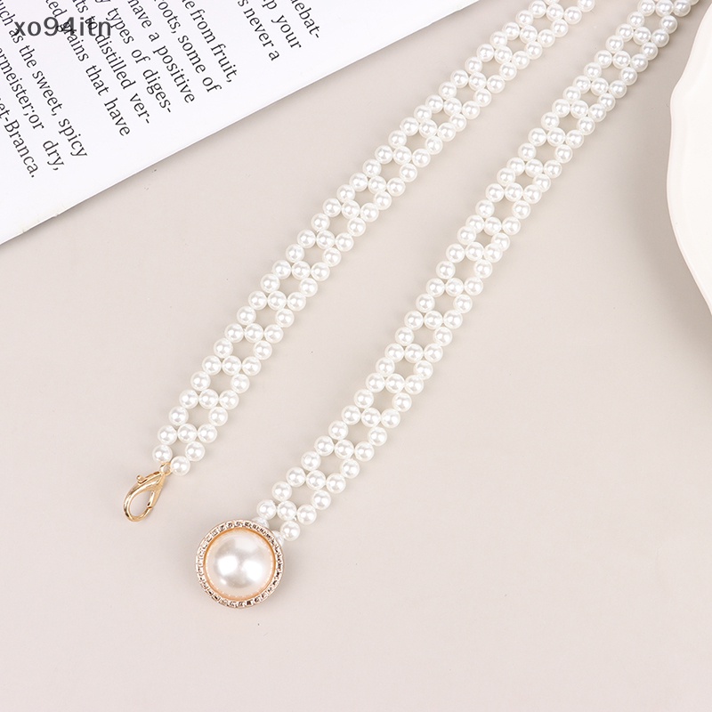 Thắt Lưng Chuỗi Ngọc Trai Thanh Lịch Cho Nữ