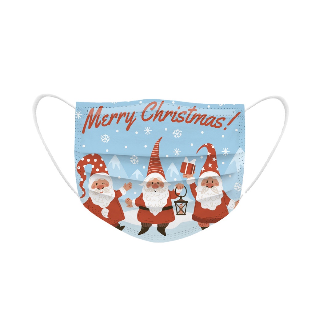 Khẩu Trang In Họa Tiết Hoạt Hình Anime Dùng Một Lần Dành Cho Cặp Đôi