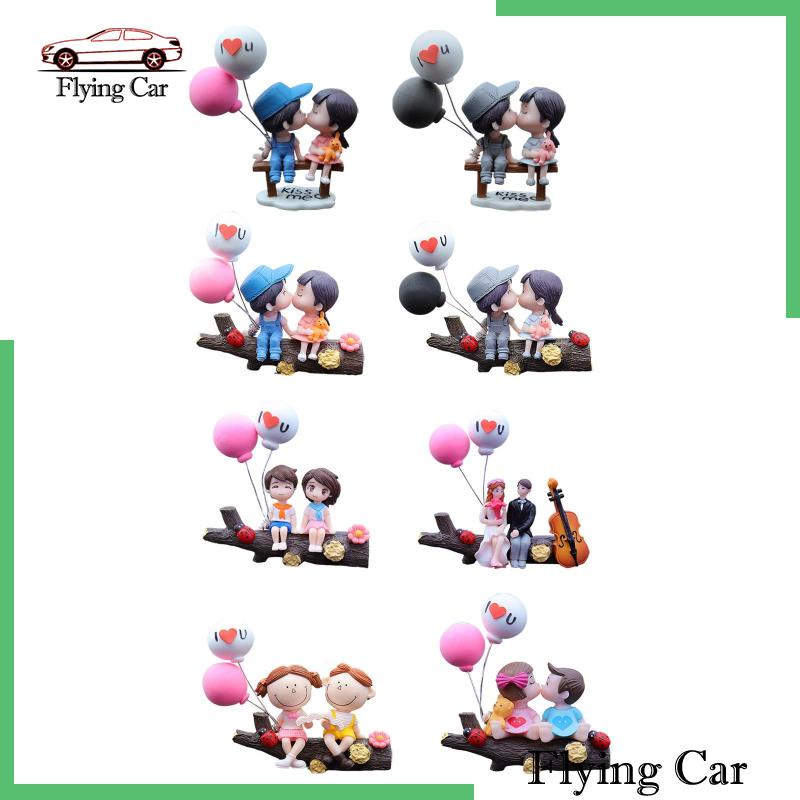 Set 2 Tượng Mô Hình Xe Hơi Trang Trí Bảng Điều Khiển Cho Bé Gái