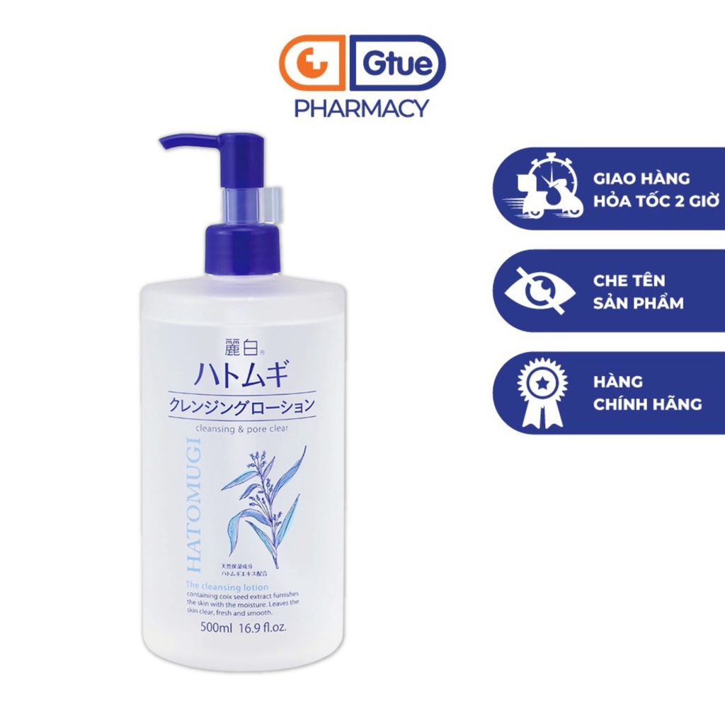 Nước Tẩy Trang Làm Sạch Sâu Reihaku Hatomugi Cleansing Lotion  GTUE PHARMACY