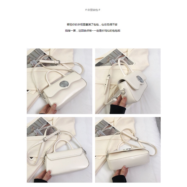 Túi Đeo Chéo Hình Vuông Cỡ Nhỏ Thiết Kế Đơn Giản Thời Trang Phong Cách Hàn Quốc Cho Nữ