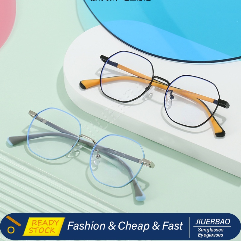 Kính Mát Gọng Silicon Chống Ánh Sáng Xanh Dương Phong Cách Hàn Quốc Cổ Điển Thời Trang Cho Nam Và Nữ