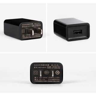 Bộ củ+ cáp sạc nhanh xiaomi 5v 2a zin