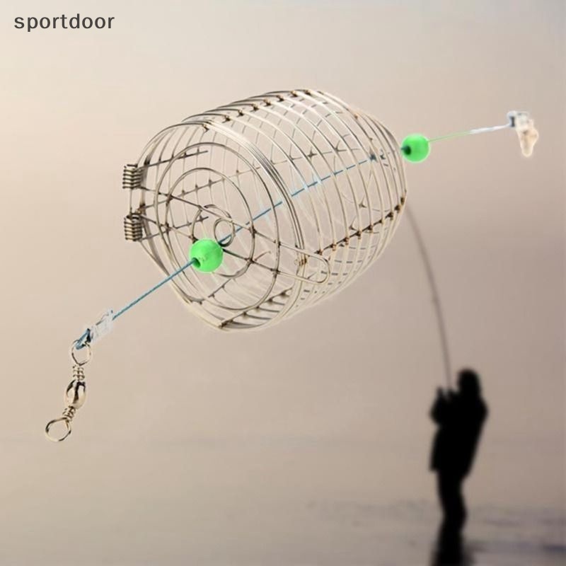 Lồng Bắt Cá Bằng Thép Không Gỉ Tiện Dụng Cho Hoạt Động Ngoài Trời