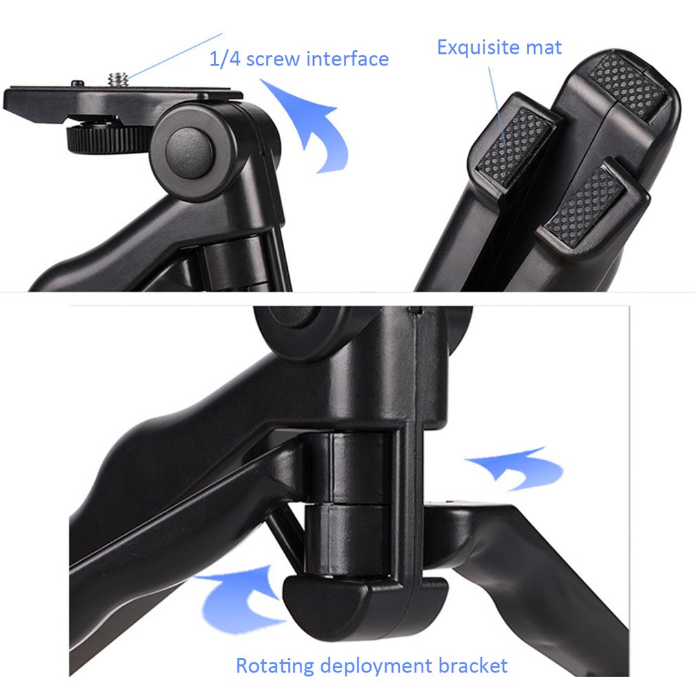 Universal Mini Hand Grip Tabletop Travel Tripodilizer Stand Holder Handheld Camerailizer Video [Q/5]