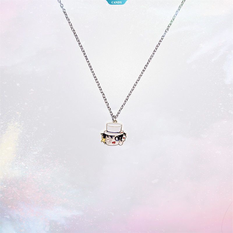 Vòng cổ Mặt Nhân Vật Thám Tử Conan Thời Trang Hip Hop Cho Cặp Đôi