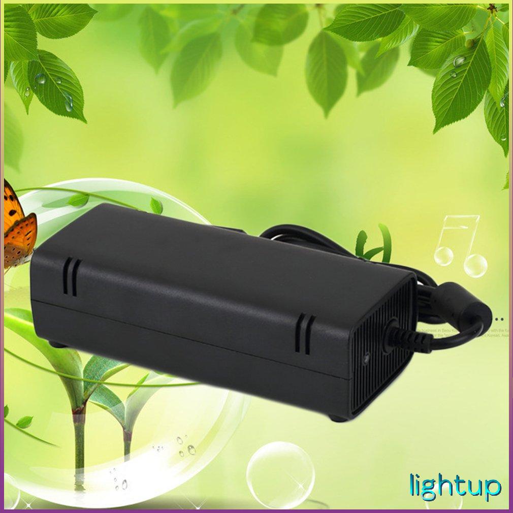 Đen 135W 12V AC Adapter Dây Cấp Nguồn Sạc Cáp Microsoft Dành Cho Xbox 360 Slim