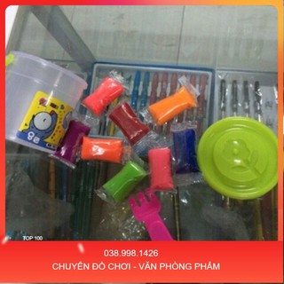 Đất nặn xô bé 8 màu _dcpt