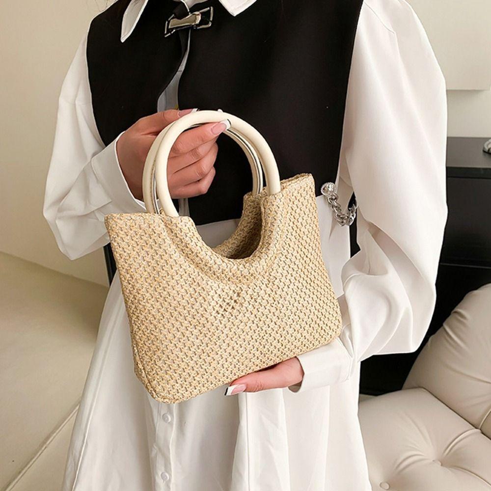 Túi Tote Da Pu Sức Chứa Lớn Phong Cách Bohemian Thời Trang Đi Biển Cho Nữ