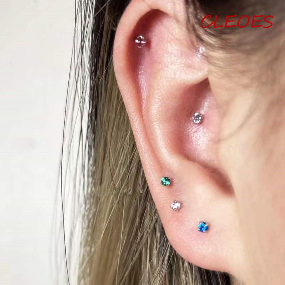 Bông Tai Mini Màu Sắc Ngọt Ngào Đơn Giản Phong Cách Hàn Quốc