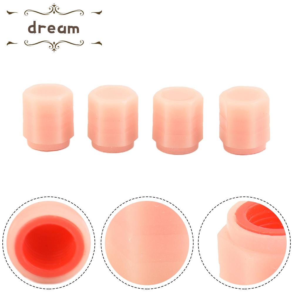 【DREAMLIFE】4/8/16X Universal-Fluorescent Car Tire Valve Auto Tyre Valves Red General Tools