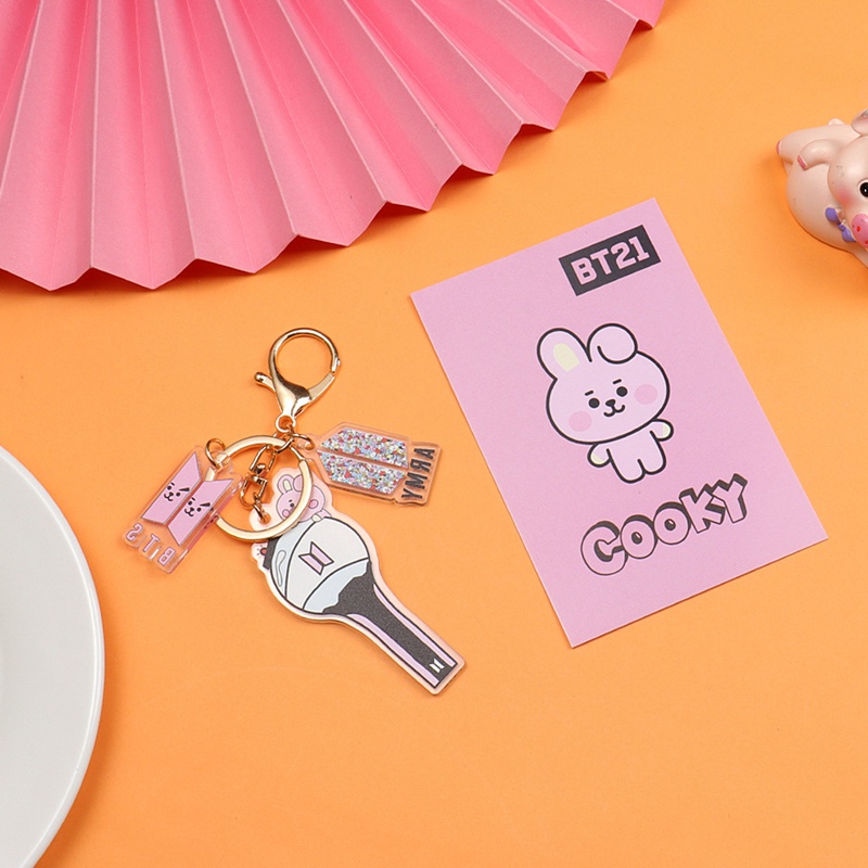 Móc Chìa Khóa In Hình Margot K-POP Dễ Thương