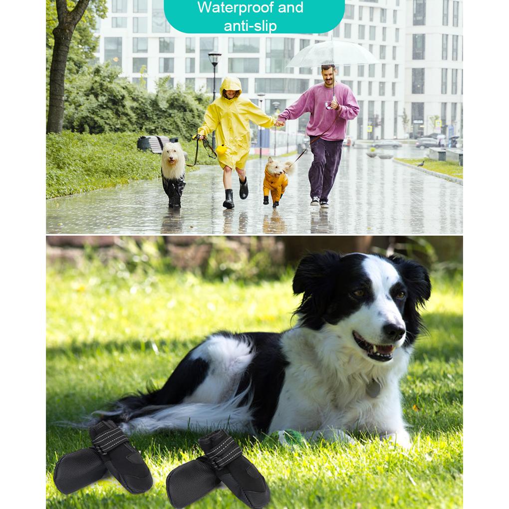 Set 4 Phụ Kiện Bọc Bảo Vệ Chân Cho Thú Cưng