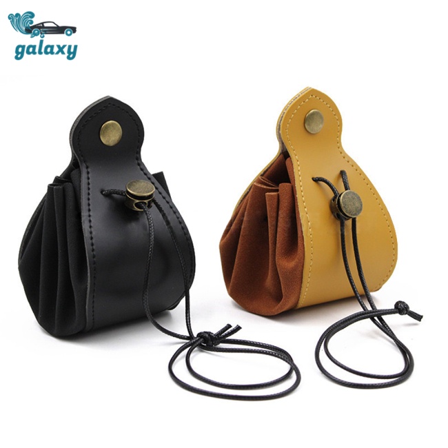 Galaxy Túi Da Pu Dây Rút Đa Năng Đựng Tiền Xu / Chìa Khóa Tiện Dụng Ốp