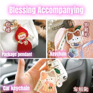 Móc Khóa Thêu Thủ Công Đáng Yêu