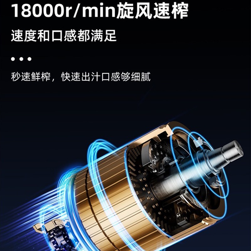 Babystar Máy Xay Sinh Tố mini 1000ML 1300mAh 18000RPM Tiện Dụng