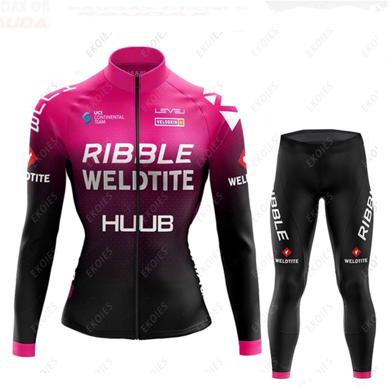 Bộ Đồ Thể Thao Đạp Xe Tay Dài Ropa Ciclismo Cá Tính Cho Nữ