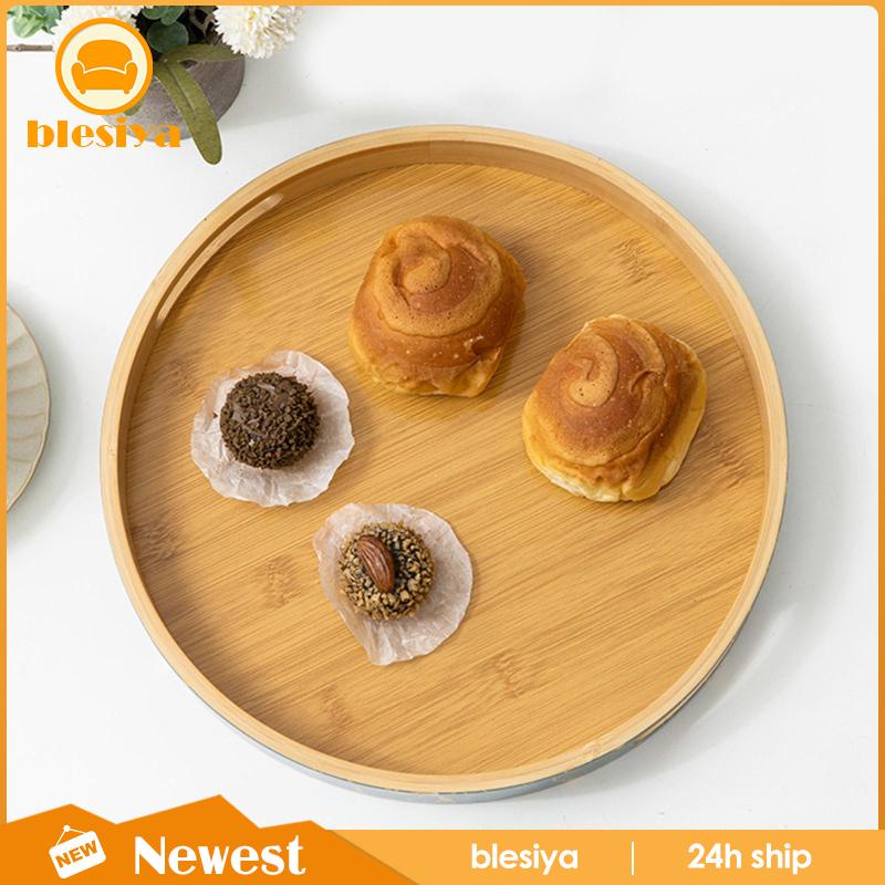 Khay Đựng Thức Ăn Bằng Tre Có Tay Cầm Tiện Dụng