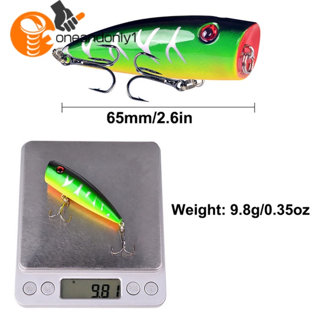 Set 5 Mồi Giả Nhử Cá Kèm Móc Câu Tiện Dụng Chất Lượng Cao