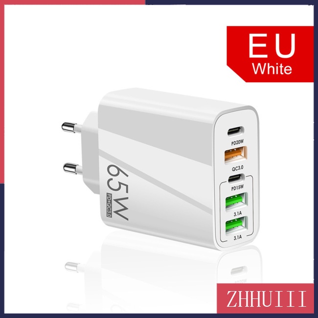 Cốc Sạc Nhanh Usb C 65w Type C Pd Qc3.0 Cho Iphone Ipad Android Tablet