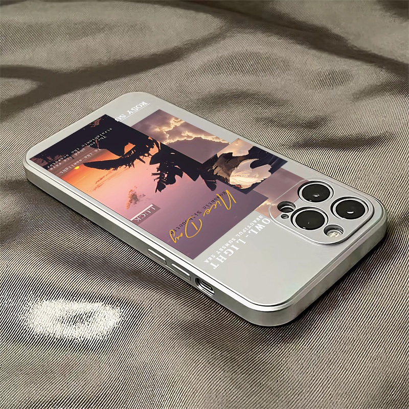 Ốp Điện Thoại TPU Silicon Mềm Mạ Điện Chống Sốc Cho IPhone 14 13 12 11 Pro XS Max XR X 8 + 7 6S Plus