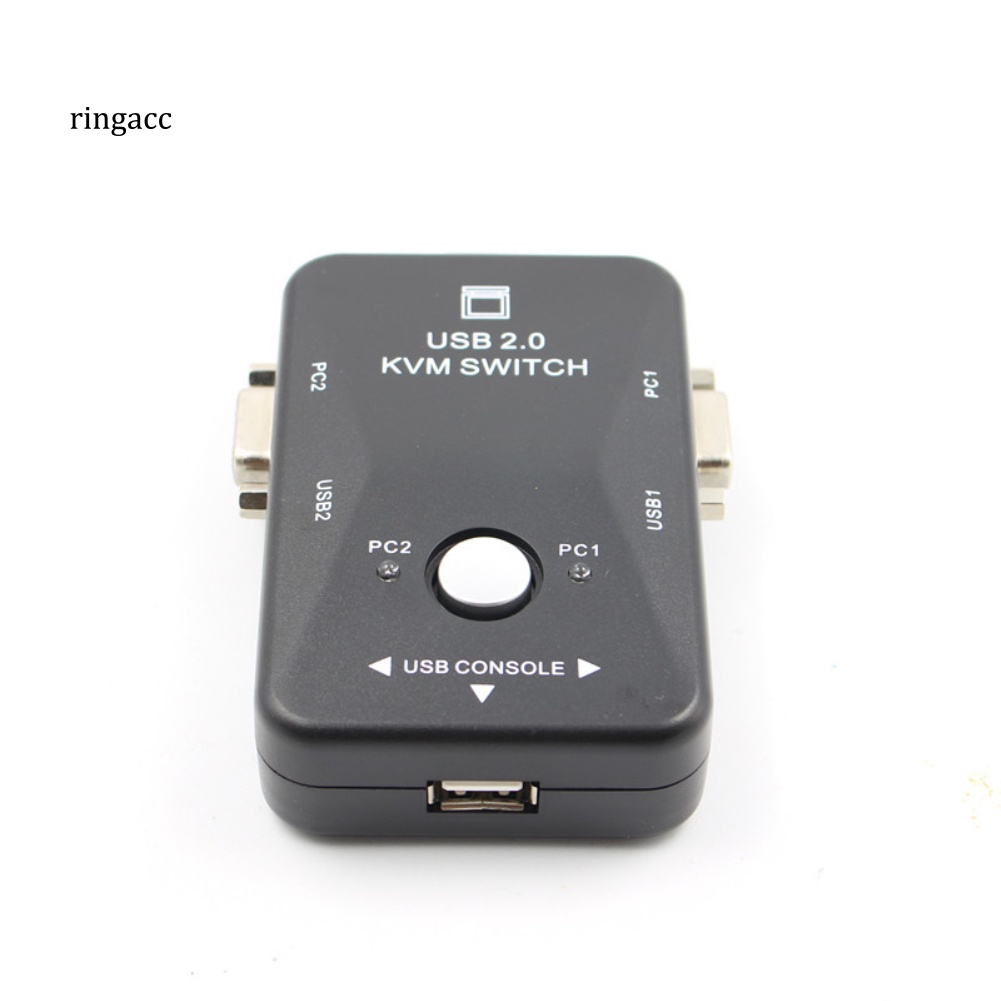 Hộp Chuyển Đổi RGA 2 Cổng USB VGA KVM Cho Chuột Và Bàn Phím Máy Tính