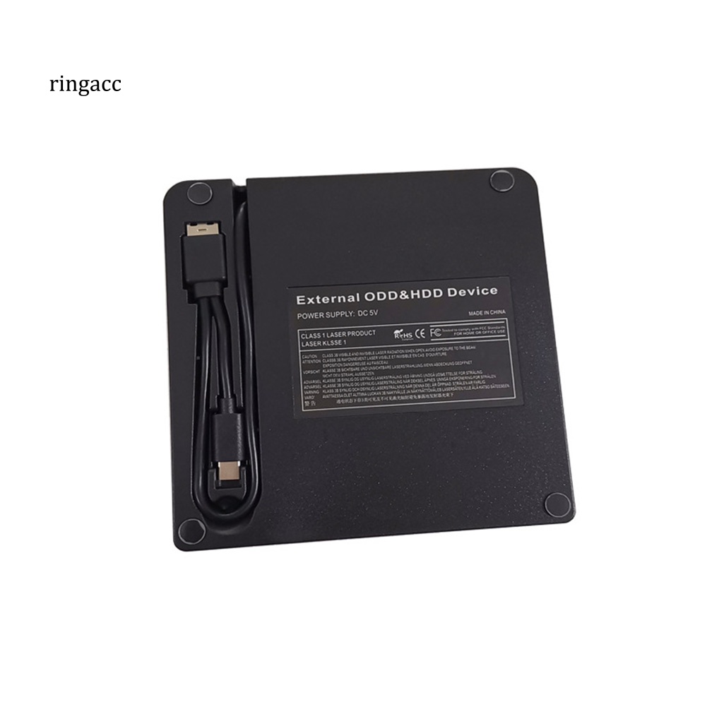 Ổ Đĩa Ngoài RGA USB 3.0 Type-C DVD VCD Cho Windows MacOS PC