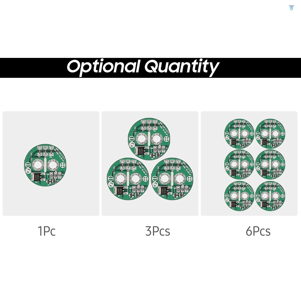 1 Bảng Mạch Bảo Vệ Pin Lithium 2.5V Chất Lượng Cao