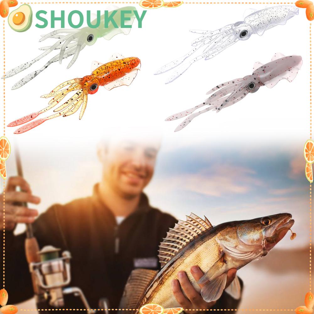 Mồi Câu Cá Giả Hình Bạch Tuộc Đuôi Dài Chuyên Dụng 4.5g / 8.5g / 15.5g