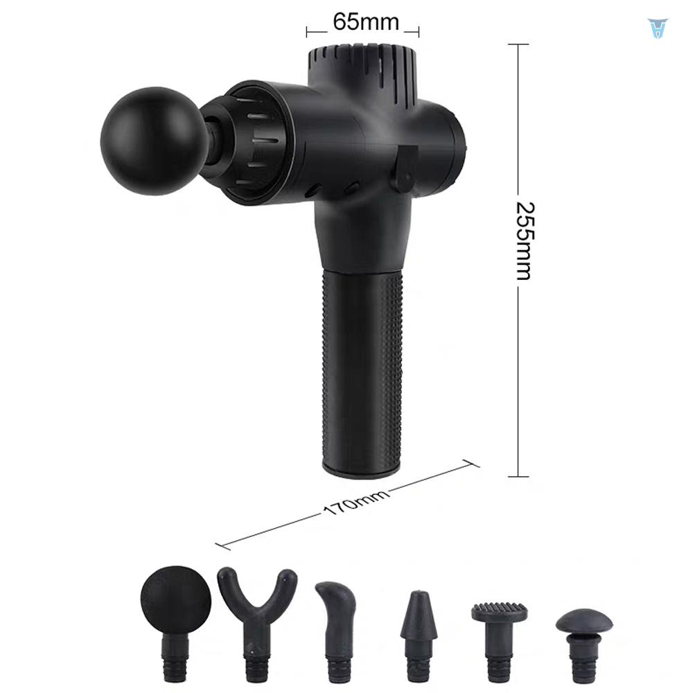 Bộ Dụng Cụ Mát Xa Cơ Bắp Không Dây Tần Số Cao Siêu Nhẹ Kích Thước Nhỏ Gọn Tiện Dụng Cho Gia Đình