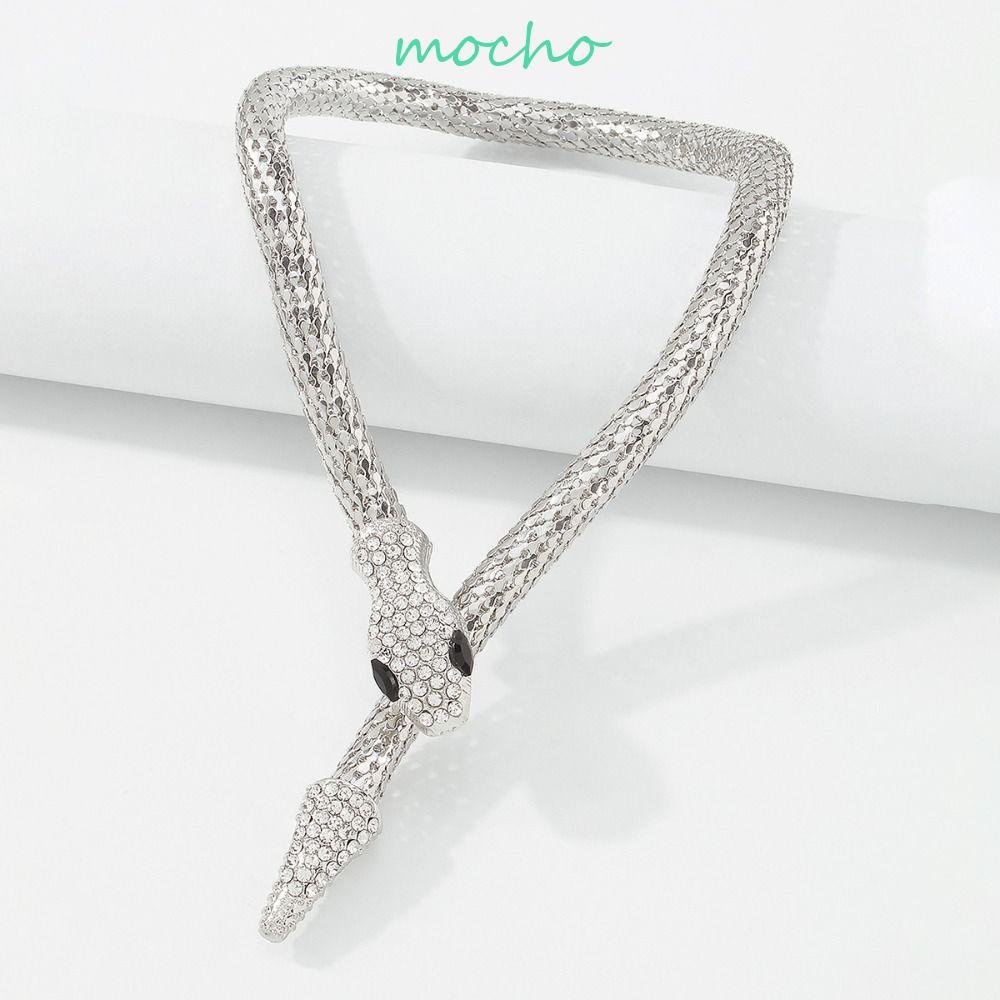 Mocho Vòng cổ Hình Rắn Bản To Thiết Kế Độc Đáo Thời Trang Đường Phố Cho Cặp Đôi|Vòng cổ Xương Quai Xanh