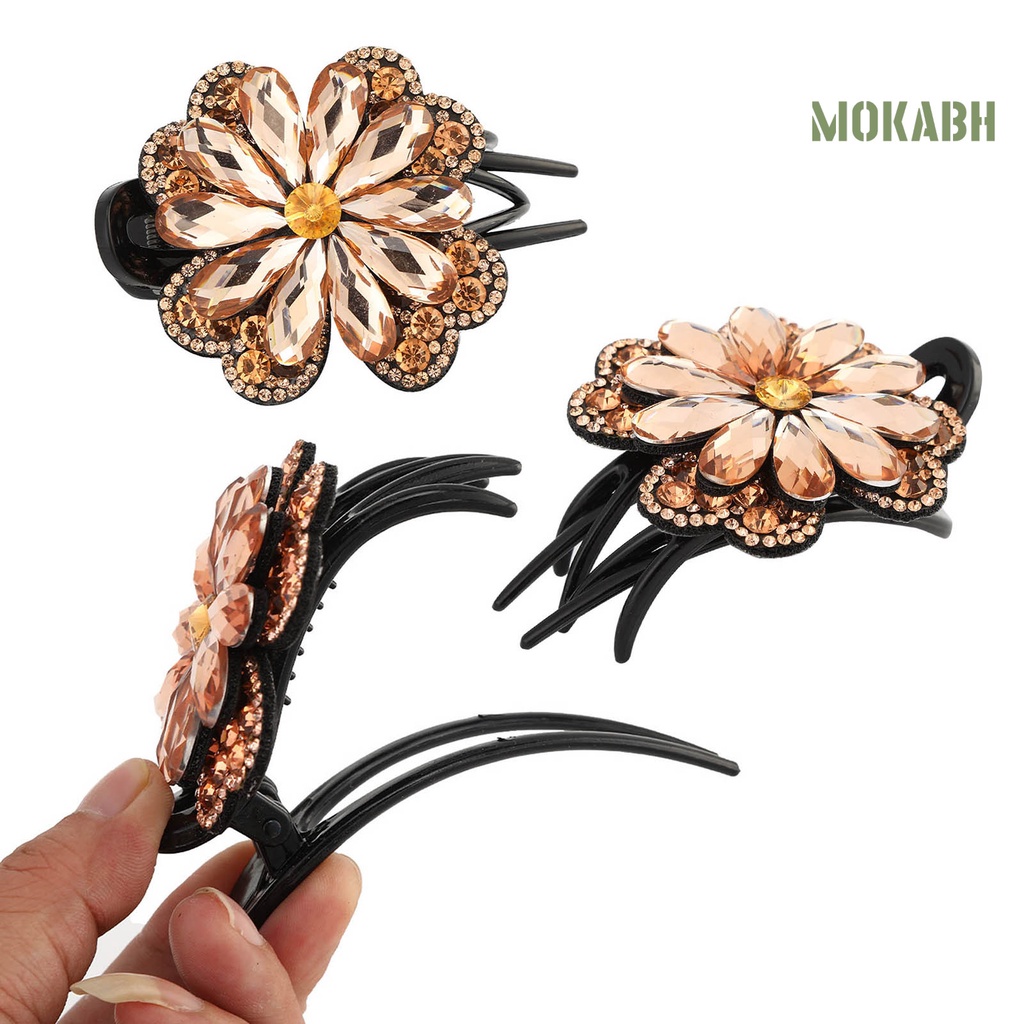 Kẹp Tóc Đính Đá Lấp Lánh Thời Trang Cho Nữ