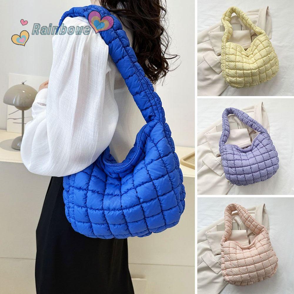 Túi Xách Cotton Hình Đám Mây Cầu Vồng