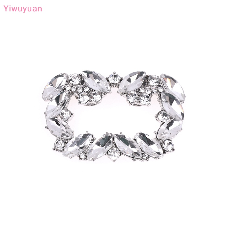 1 Kẹp Giày Cao Gót Đính Pha Lê Mới Cho Cô Dâu