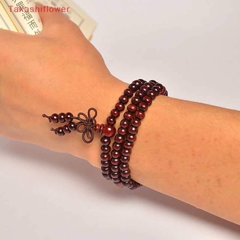 Chuỗi 108 Hạt Gỗ Tự Nhiên 6mm Phong Cách Phật Giáo