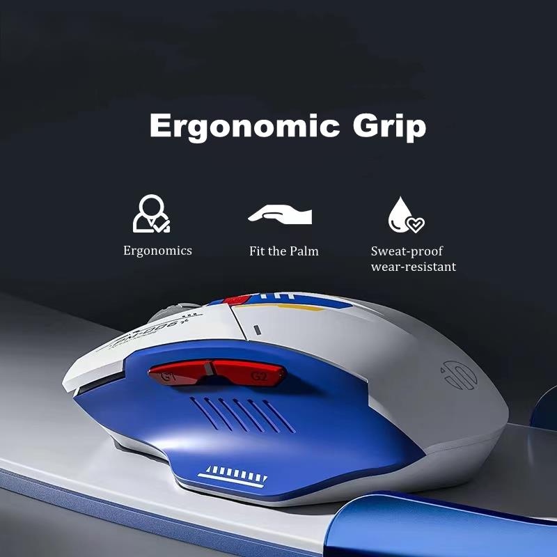 Chuột không dây 2.4G 6 Nút 1600 DPI TYPE-C