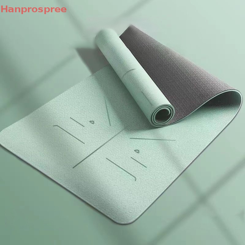 Thảm Tập Yoga TPE Bền Bỉ Chống Trượt Cho Người Mới Bắt Đầu