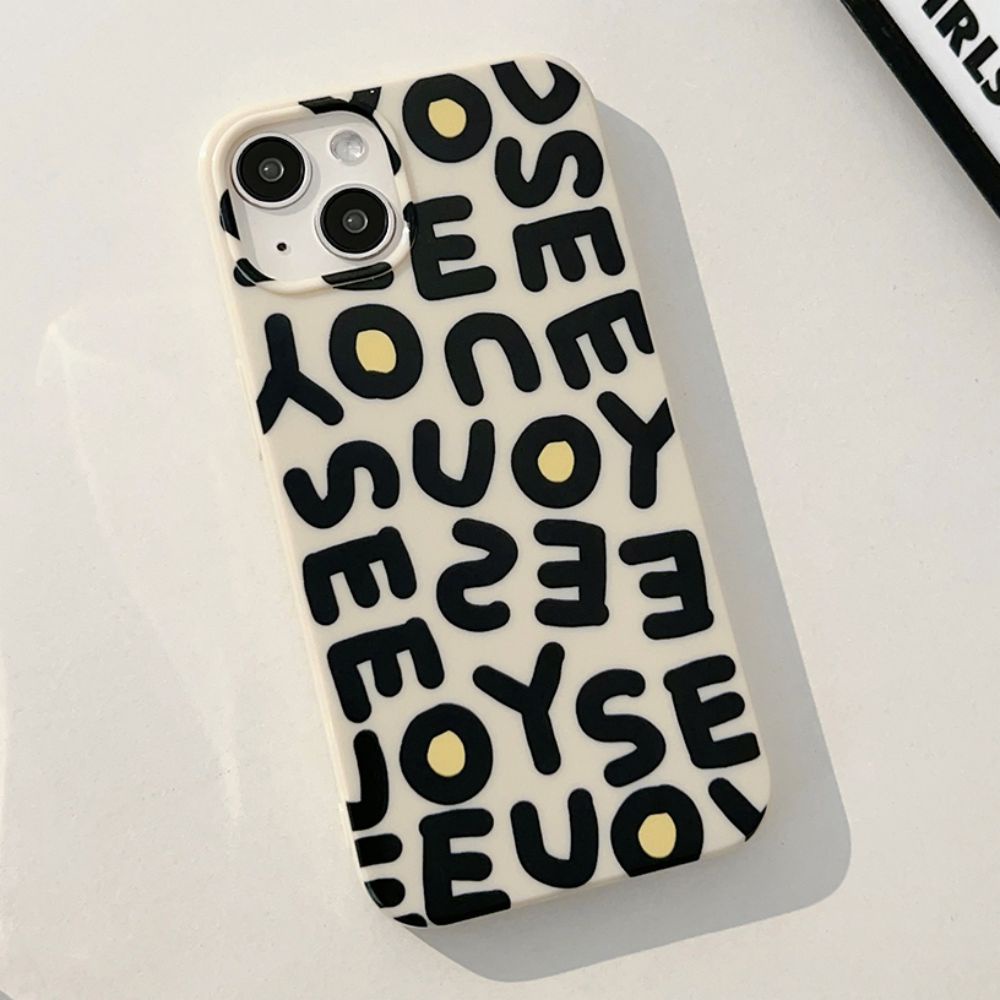 Ốp Điện Thoại TPU Mềm Chống Sốc Chống Bụi Bẩn In Chữ Tiếng Anh Cho IPhone 14 Pro Max 13 12 11 Pro Max XR XS 7 8 Plus