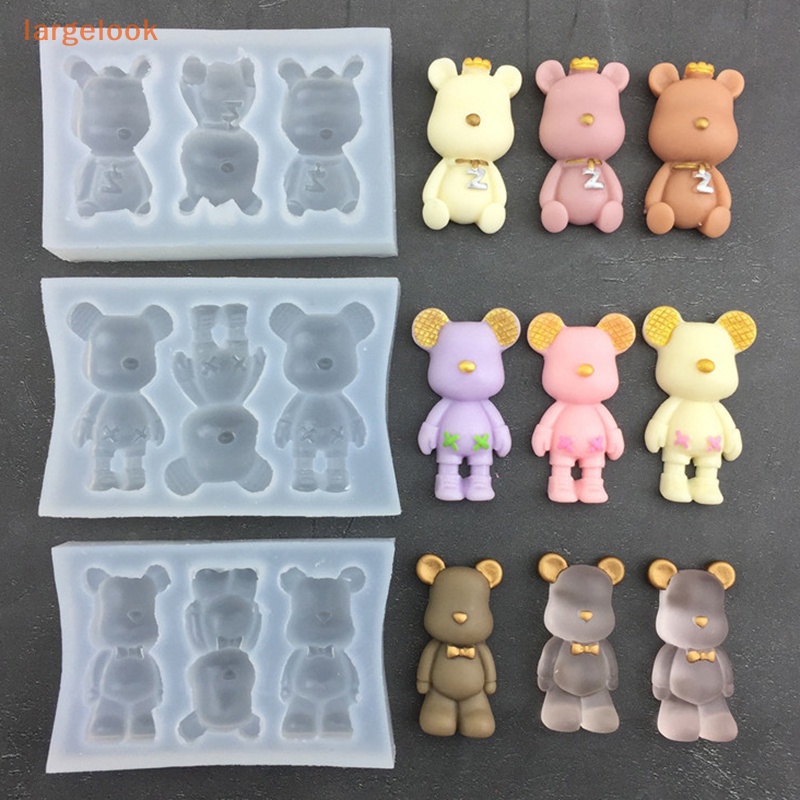 Khuôn Silicone Tạo Hình Làm Bánh Kẹo Hình Gấu Violent DIY