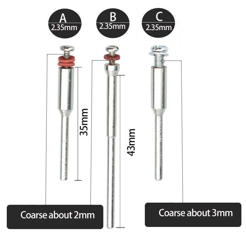 Bộ 10 Đầu Đánh Bóng Răng 2.35mm