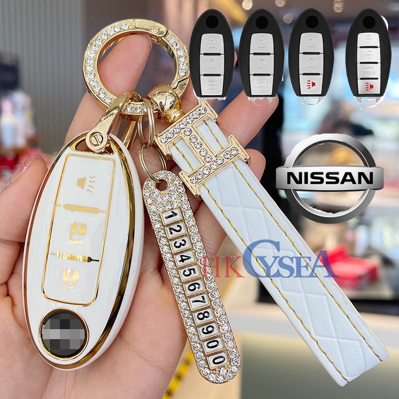 Ốp Bảo Vệ Chìa Khóa Xe Hơi Nissan Qashqai Juke J10 J11 X-Trail T32 T31 Nissan Qashqai Juke F15 J10 J11 X-Trail T32 T31 Nissan X70 Nissan Terra Navara Almera Patrol royalKicks Tiida Path