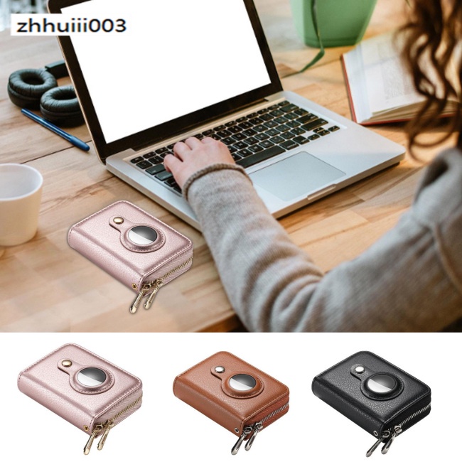 Ví Đựng Thẻ Chống Thất Lạc Đa Năng Sức Chứa Lớn Kèm 2 Kẹp Tiền Và 6 Thẻ Tiện Dụng