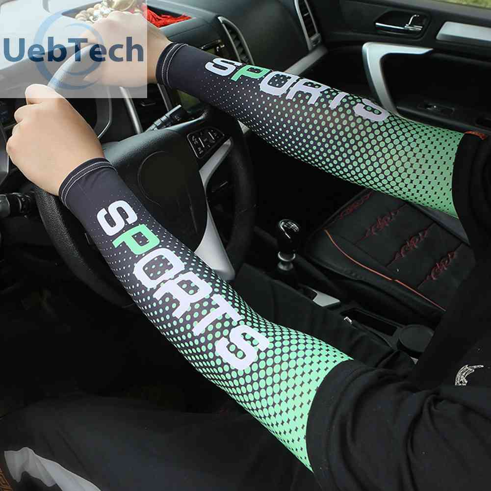 1 Cặp Vỏ Bọc Tay Áo Chống Nắng Dùng Chạy Xe Đạp Tiện Dụng