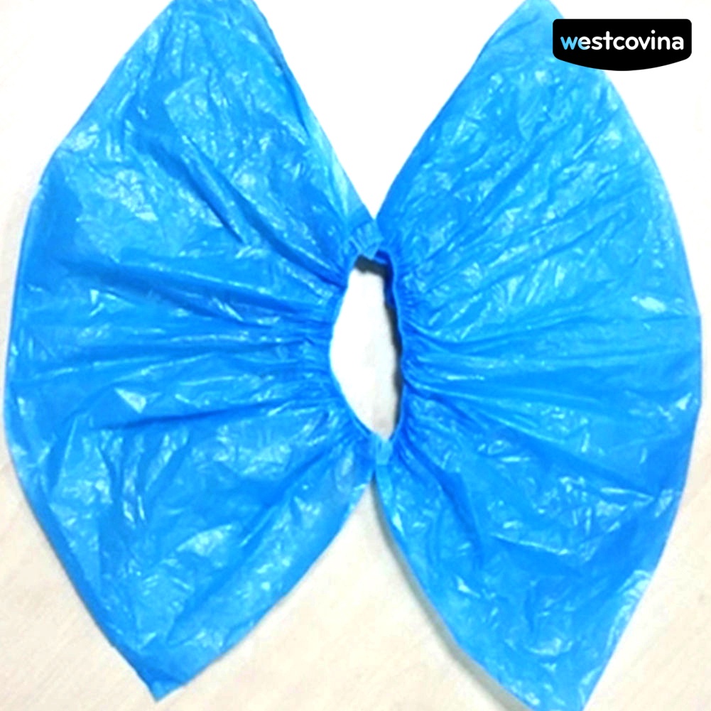 [COD]☁Set 100 Vỏ Bọc Giày Bằng Nhựa Chống Nước Dùng Một Lần Đa Ứng Dụng