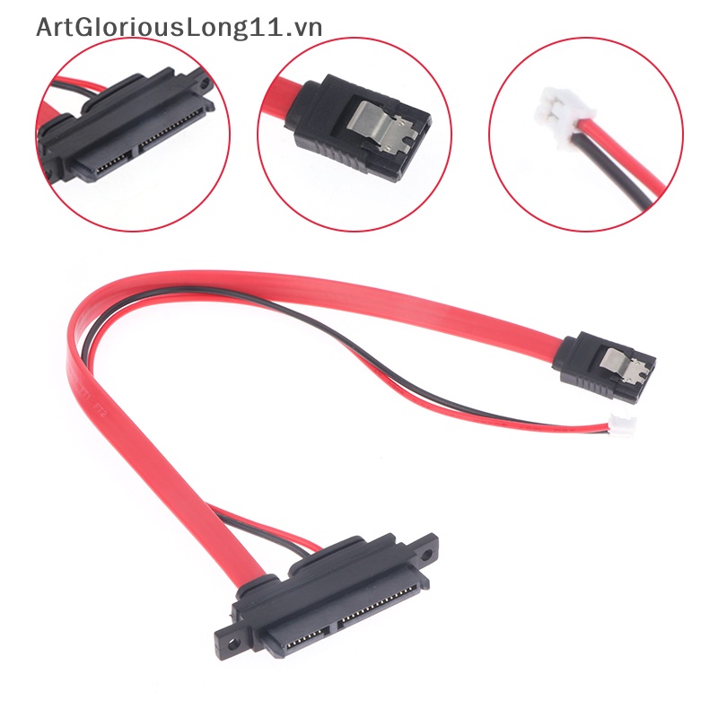 Cáp Dữ Liệu 7Pin SATA 2 Trong 1 + 2Pin FDD Flippy 7 + 15 Pin 22P SATA CD / DVD HD Chất Lượng Cao