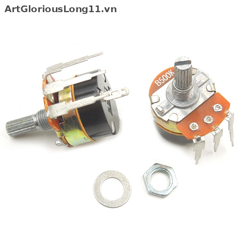 1 Chiết Áp Điều Chỉnh Tốc Độ WH138-1 Có Công Tắc B500K