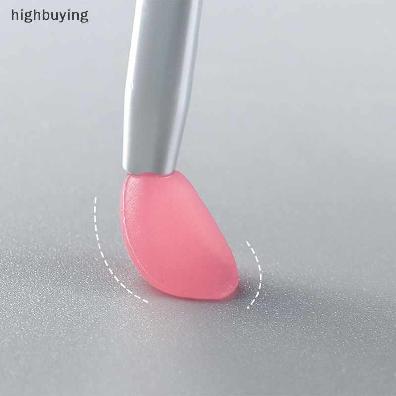 1 Cọ Silicone Thoa Son Dưỡng Môi Kèm Nắp Đậy Chống Bụi Tiện Dụng